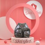 Bộ tượng 3 con mèo gốm sứ Bát Tràng màu đen SG-TT10
