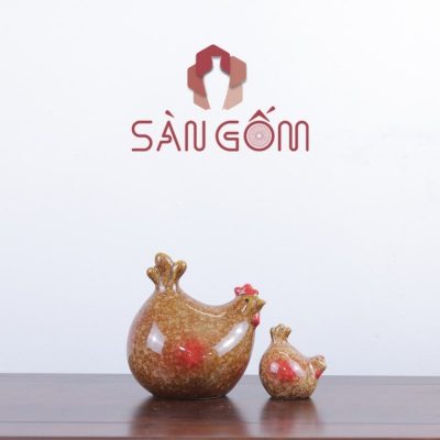 bo-tuong-thu-trang-tri-3-con-ga-gom-su-mau-nau-2