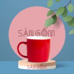Ly sứ màu dáng chữ U cao cấp Bát Tràng SG-LS03