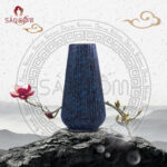 Bình hoa Bát Tràng men cổ dáng đèn khía SG-BH151