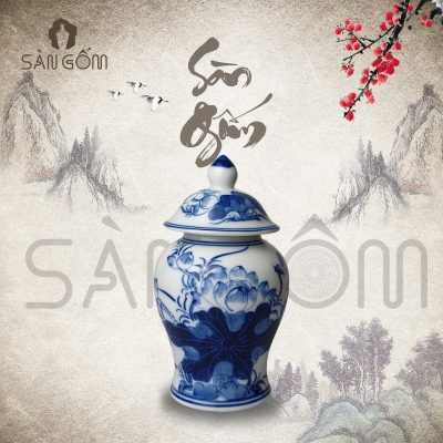 choe-tho-bat-trang-men-lam-ve-sen-xanh