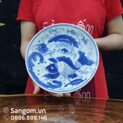 mam-bong-tho-men-lam-bat-trang-ve-ca-chep-hoa-sen-sg-mbt02 (1)