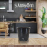 Chén rượu men đen mát Bát Tràng SG-LS22