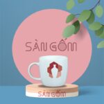 Cốc sứ đẹp in logo giá rẻ SG-LS32