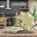 Đĩa sao hoạ tiết chuồn trúc SG-D03