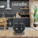 Hũ đường men đen mát Bát Tràng SG-BGV27