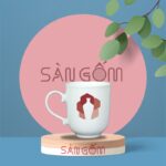 Ly sứ đẹp in logo quà tặng SG-LS33