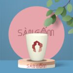 Ly sứ trắng không quai Bát Tràng SG-LS39