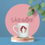 Ly sứ trắng miệng loe Bát Tràng SG-LS27