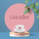 Ly tách cafe cappuccino sứ trắng Bát Tràng SG-LS64