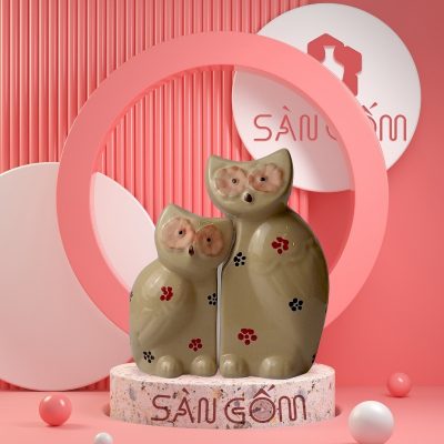 bo-tuong-su-trang-tri-2-con-cu-mau-trang-nga-ve-hoa