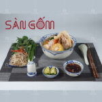 Tô phở đẹp bằng gốm sứ bằng Bát Tràng SG-TP02