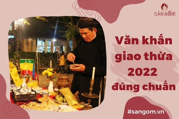 Văn khấn giao thừa trong nhà, ngoài trời 2023 chuẩn