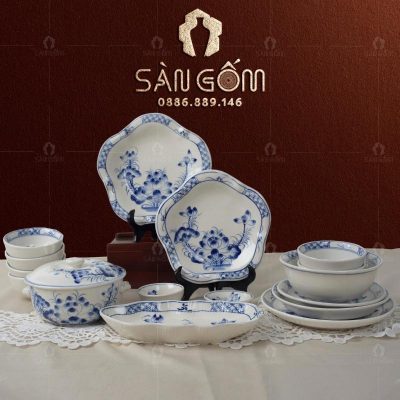 bo-bat-dia-su-trang-bat-trang-hoa-tiet-hoa-sen-ve-tay-2