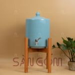 Bình nước 5L màu xanh dương dáng trụ vuốt tay SG-BDN07