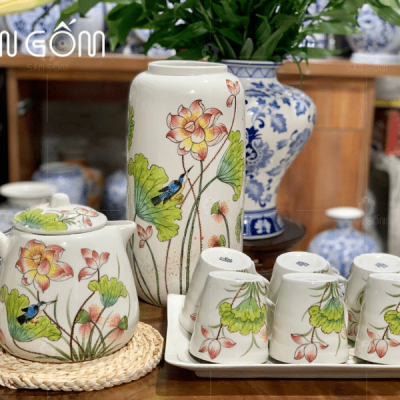 bo-binh-coc-gom-su-bat-trang-ve-sen