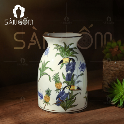 binh-hoa-hoa-tiet-chim-vet-cay-thom-gom-su-bat-trang