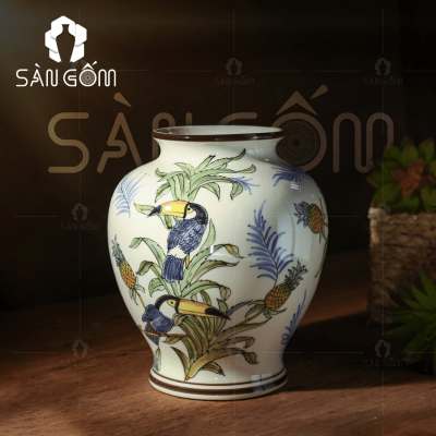 binh-hoa-hoa-tiet-chim-vet-cay-thom-gom-su-bat-trang