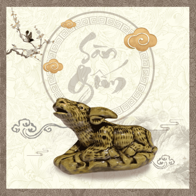 tuong-trau-mini-gom-su-bat-trang