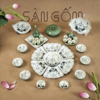 bo-bat-dia-hoa-mat-troi-men-xanh-ngoc-bat-trang-hoa-tiet-hoa-sen-den-2