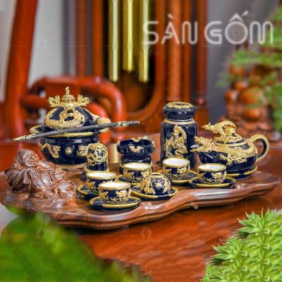 bo-am-chen-mau-xanh-coban-boc-dong-hoa-tiet-long-phung-dap-noi-ma-vang-24k