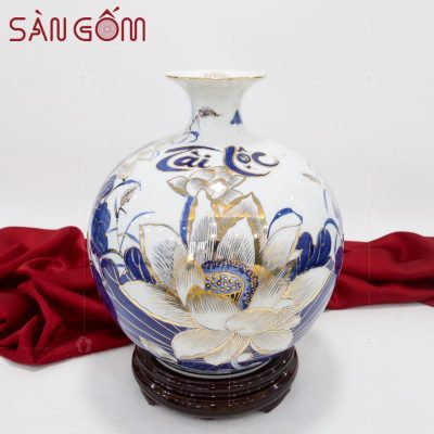 binh-hut-loc-mem-lam-ve-vang-24k-sen-phu-quy-tai-loc-man-duong-cao-30cm