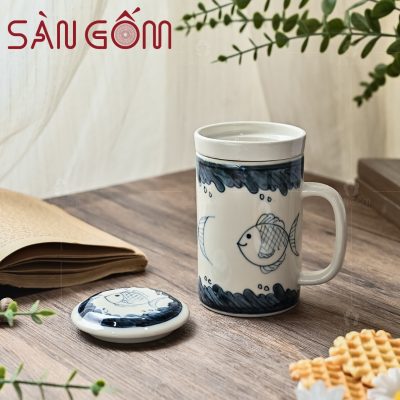 coc-loc-tra-gom-su-bat-trang-hoa-tiet-ve-ca-vien-xanh
