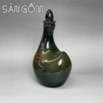 Nậm rượu men xanh hỏa biến gốm sứ Bát Tràng SG-NR45