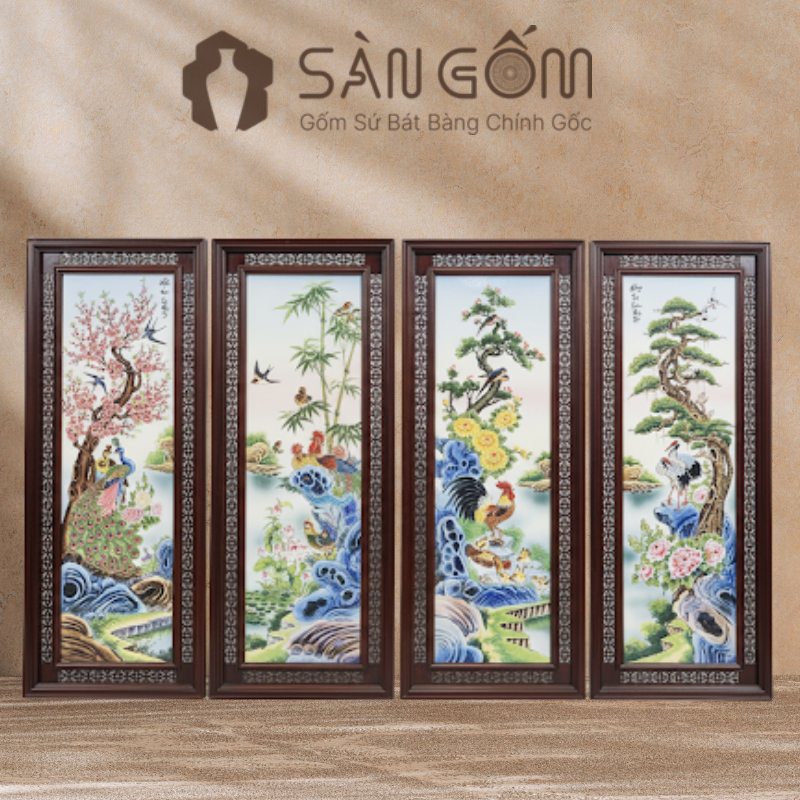 bo-tranh-gom su-tung-cuc-truc-mai