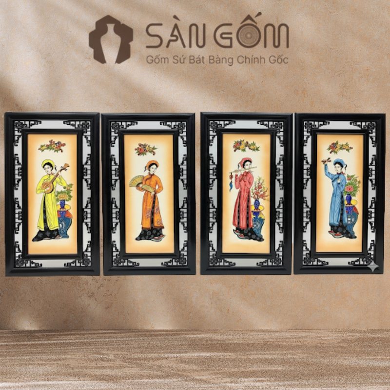 bo-tranh-tu-canh-cam-ki-thi-hoa-chat-lieu-gom-su