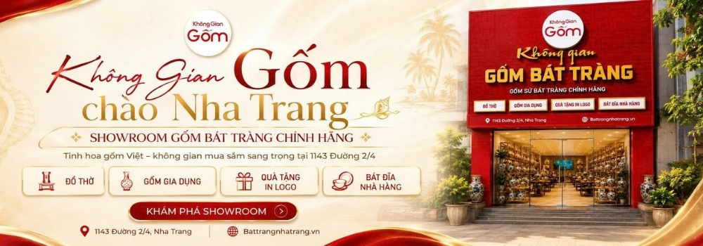 Cửa hàng gốm sứ Bát Tràng tại Nha Trang