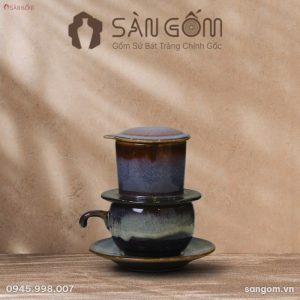 Phin pha cà phê men hỏa biến gốm Bát Tràng SF-PCF10 - Ảnh đại diện
